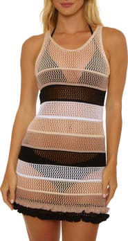 Isabella Rose Mariposa Open Knit Cover-Up Dress