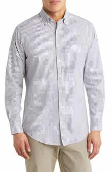 Peter Millar Hanford Performance Twill Button-Down Shirt