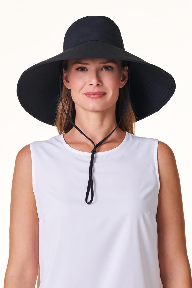 Women's Travel Hat - UPF 50+ Sun Protection - Cyd, Main, color, Black