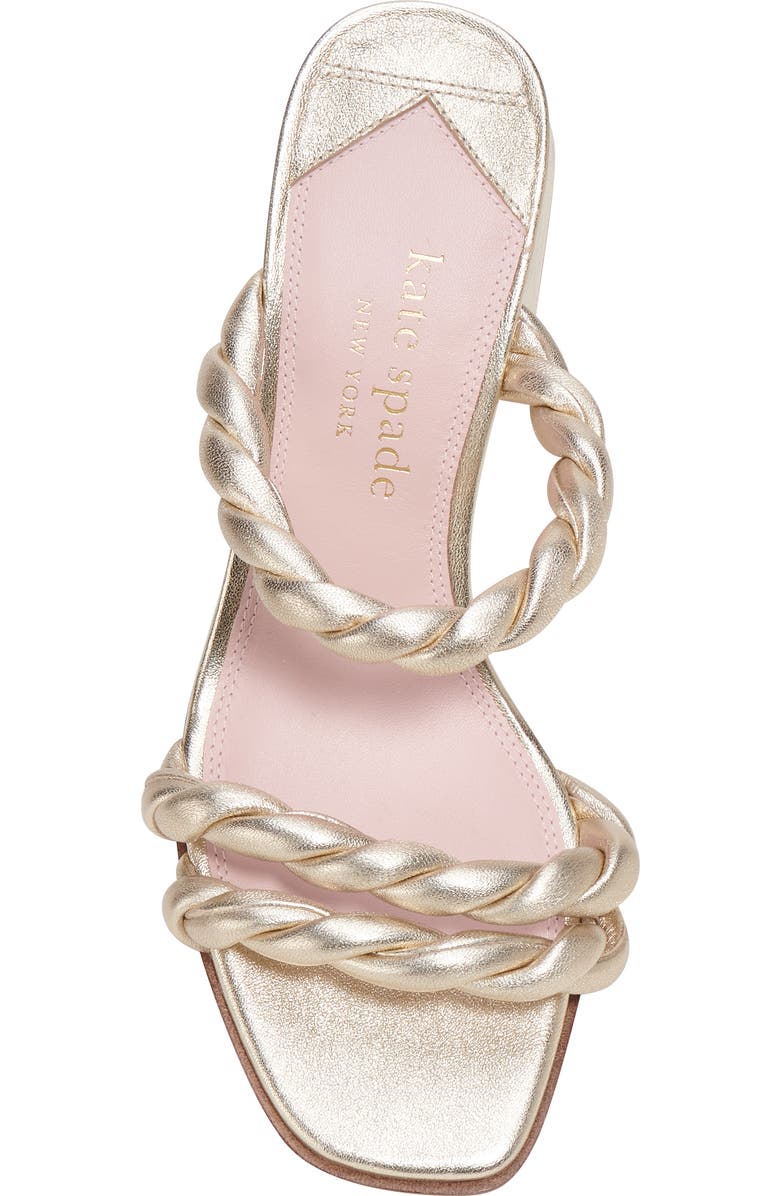 Kate Spade New York nina sandal, Alternate, color, Pale Gold