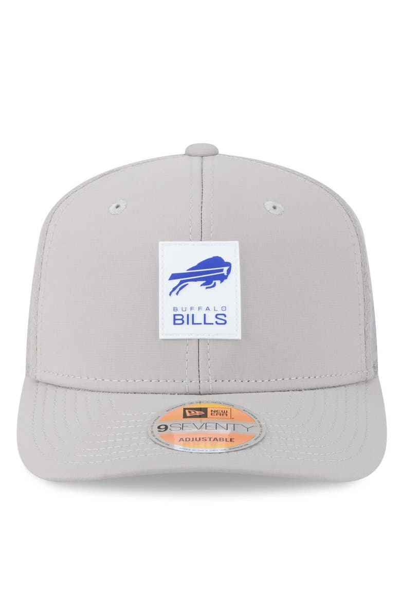 New Era Men's New Era Gray Buffalo Bills 2025 Sideline  9SEVENTY Adjustable Trucker Hat, Alternate, color, 