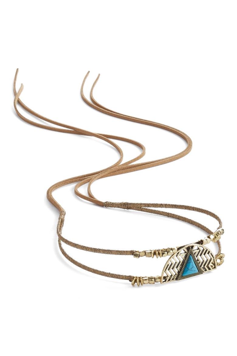 Stone Head Wrap, Main, color, GOLD