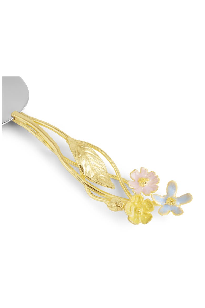 Wildflowers Cake Server, Alternate, color, SILVER