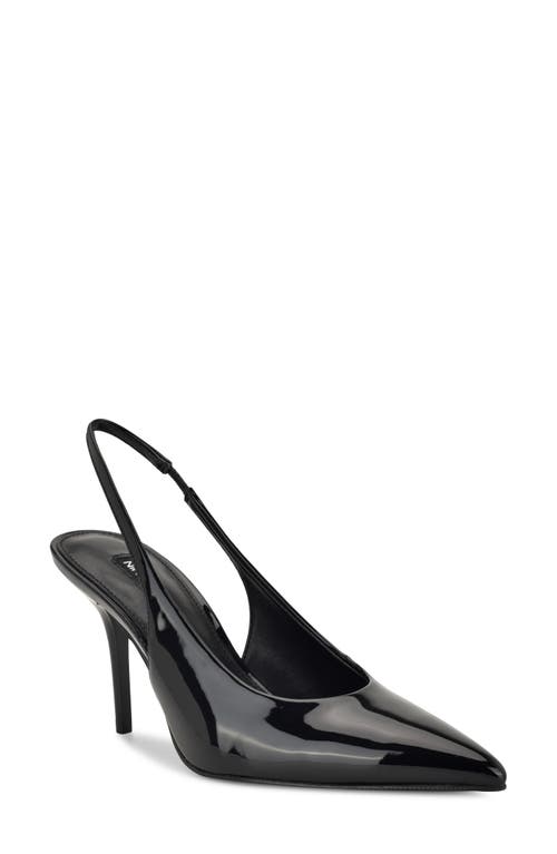 Nine West Palomma Slingback Pointed Toe Pump In Black