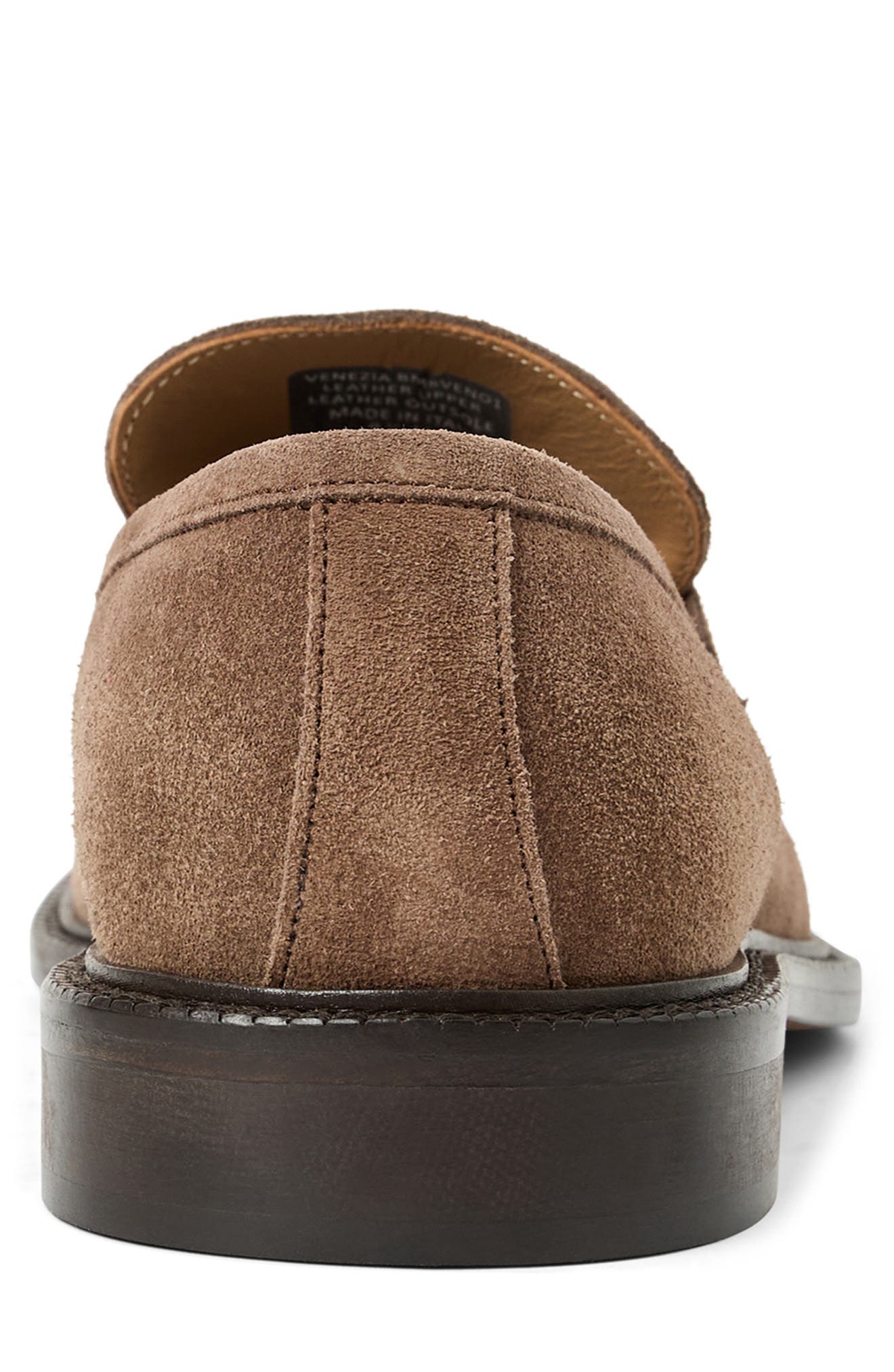 Bruno Magli Venezia Penny Loafer, Alternate, color, Taupe Suede
