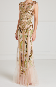 Temperley London Novella Embellished Gown