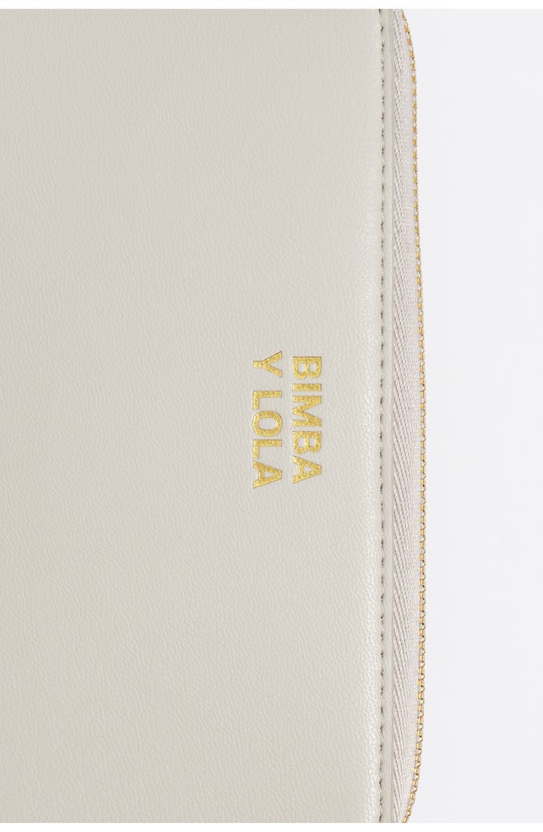 Bimba y Lola Leather upper wallet, Alternate, color, Stone