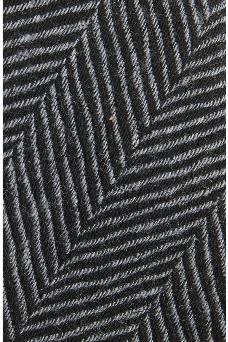 Herringbone Wool Tie, Alternate, color, DARK GREY