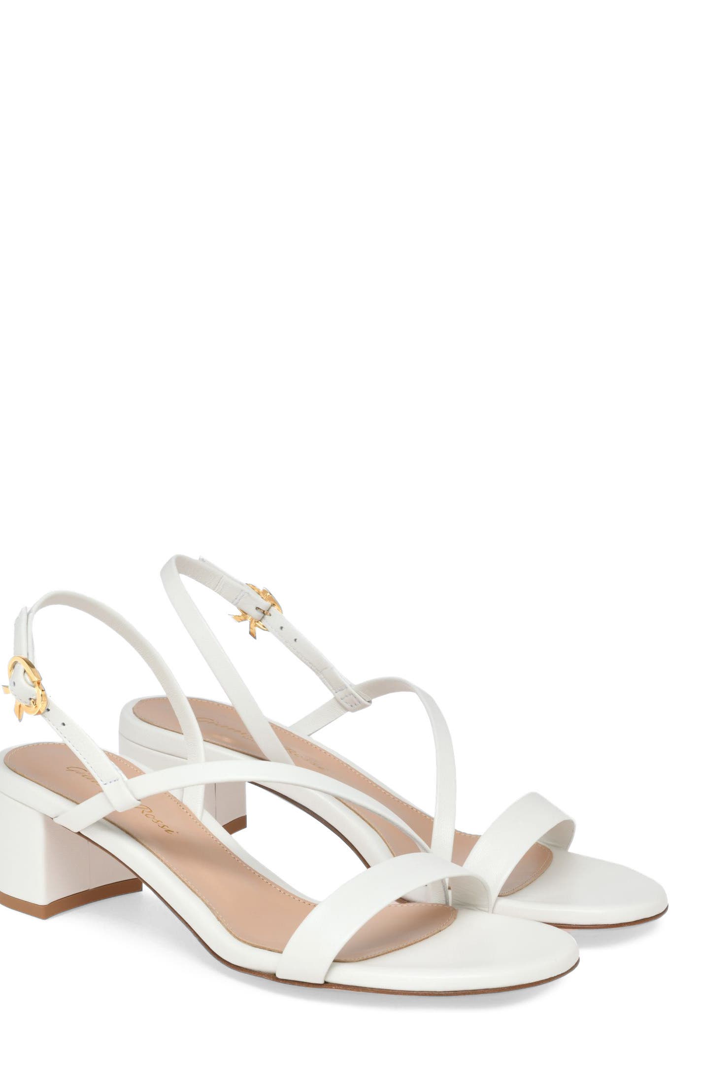 Betsey Sandal, Alternate, color, White Nappa