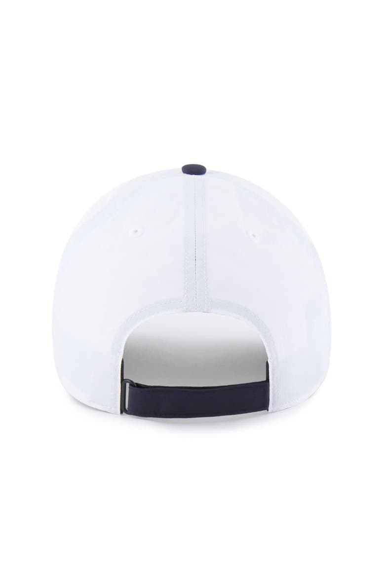 Men's '47 White/Navy Detroit Tigers Vista Mini Clean Up brrr° Adjustable Hat, Alternate, color, White