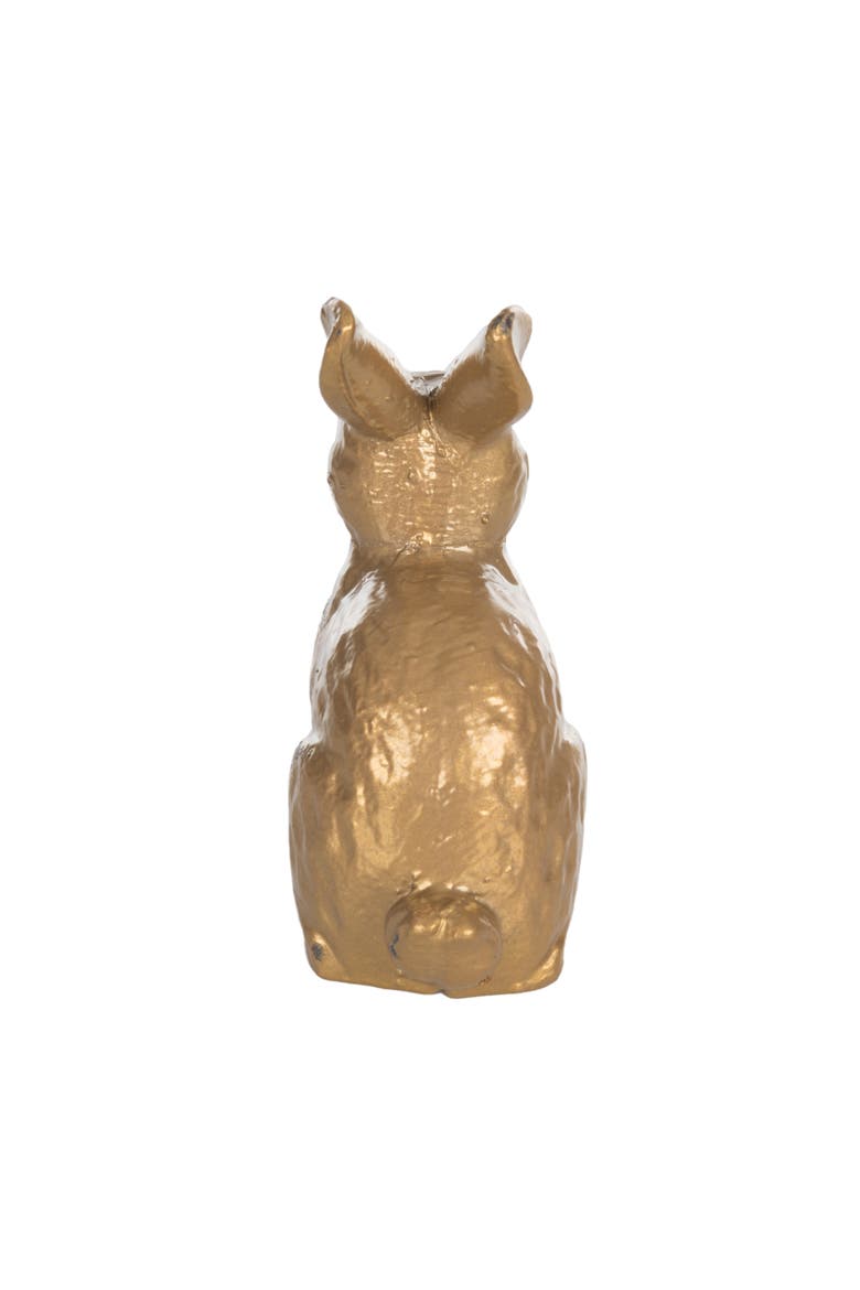 Iron Bunny Gold for Spring Home Decor, Alternate, color, Gold