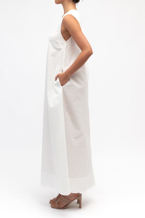 White Closet Easy Breezy Maxi Dress In White