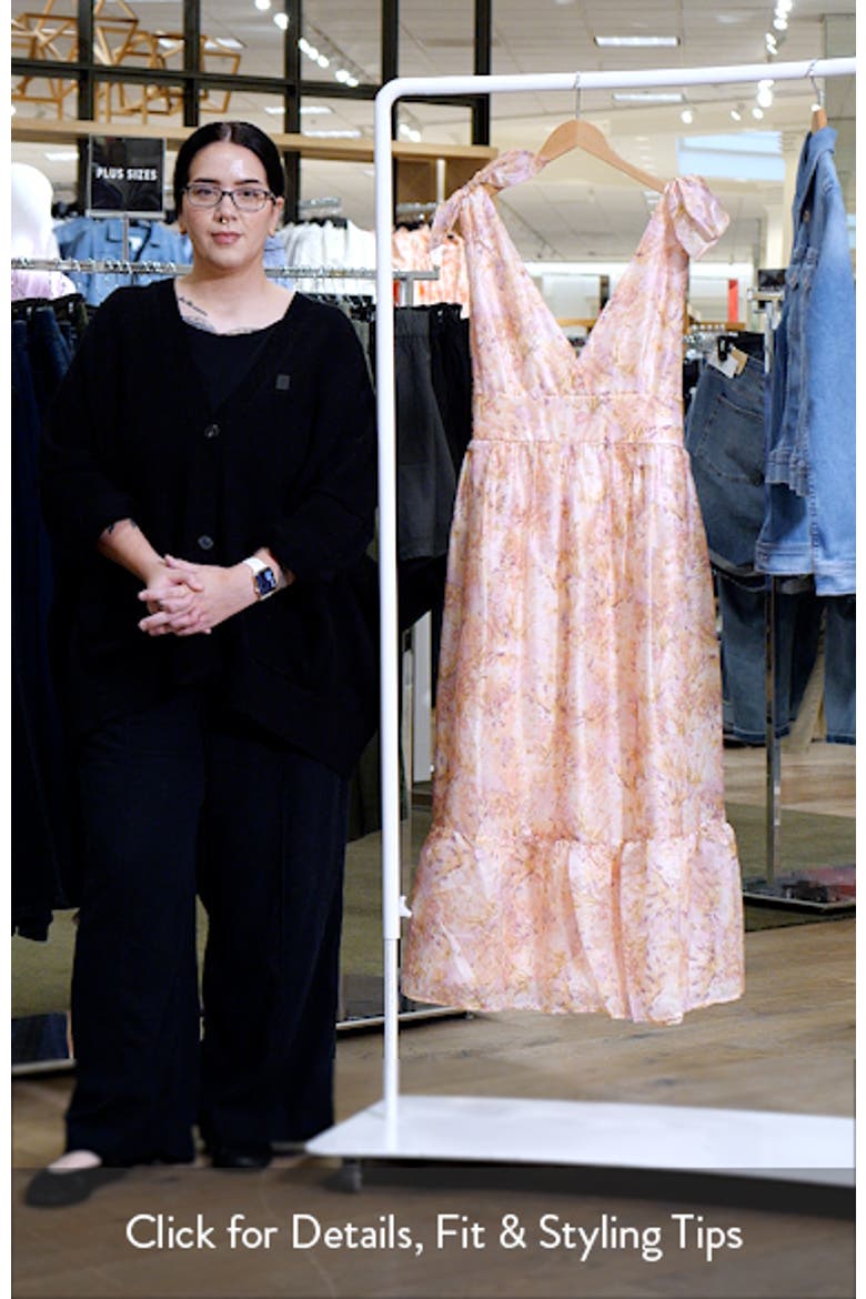 Stella Floral Organza Midi Dress video