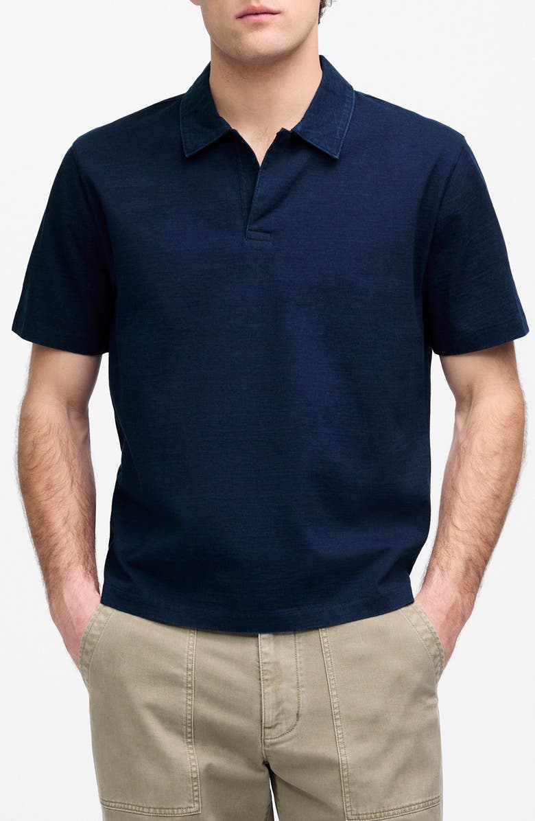 Madewell The Vintage Cotton Polo, Main, color, Indigo