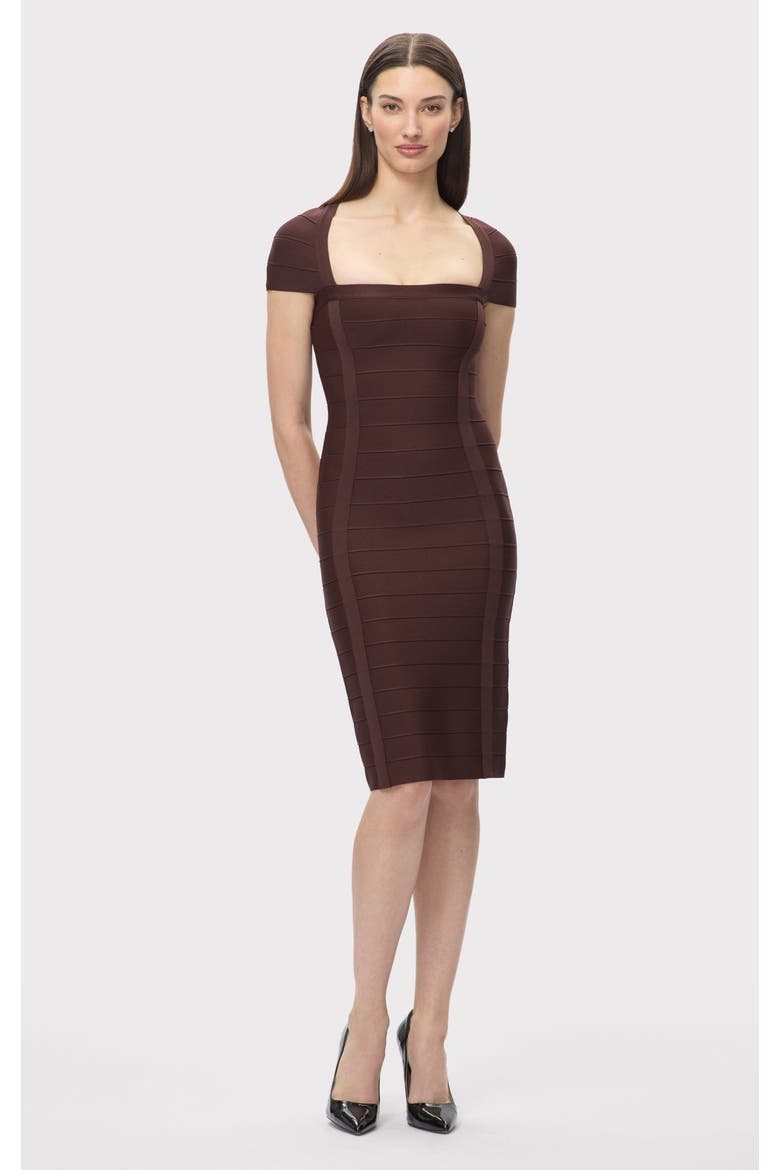 The Premiere Dress, Main, color, WALNUT