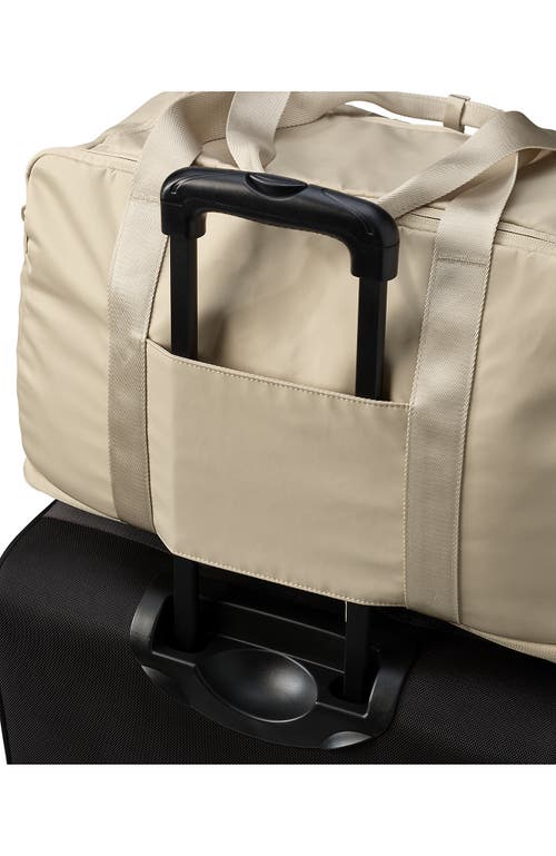 Lands' End Travel Carry On Luggage Duffle Bag In Driftwood Tan