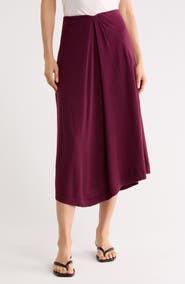 Lafayette 148 New York Asymmetric Pull-On Skirt