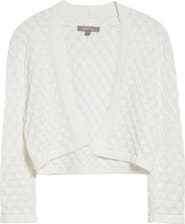 Lela Rose Diamond Pointelle Bolero