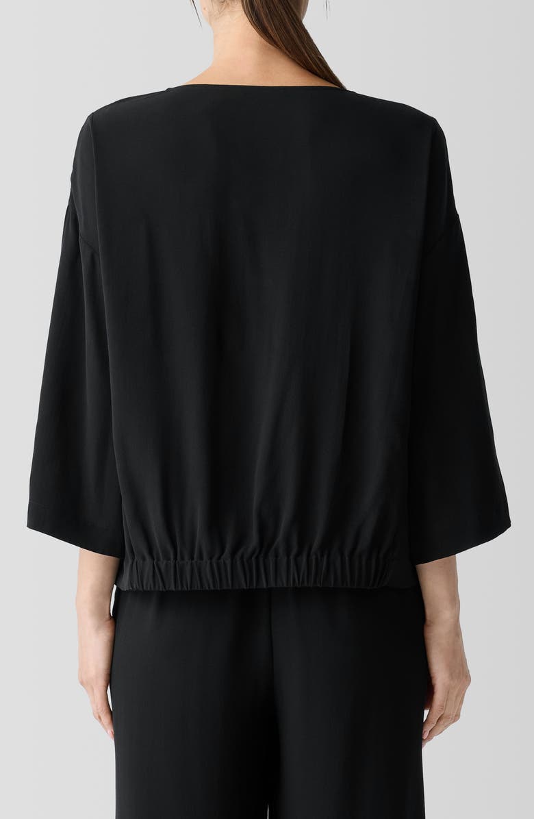 Eileen Fisher Silk Blouson Top, Alternate, color,