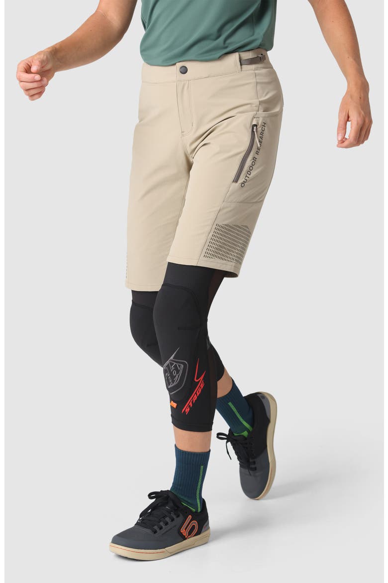 Freewheel MTB Lite Ride Shorts, Alternate, color, PRO KHAKI