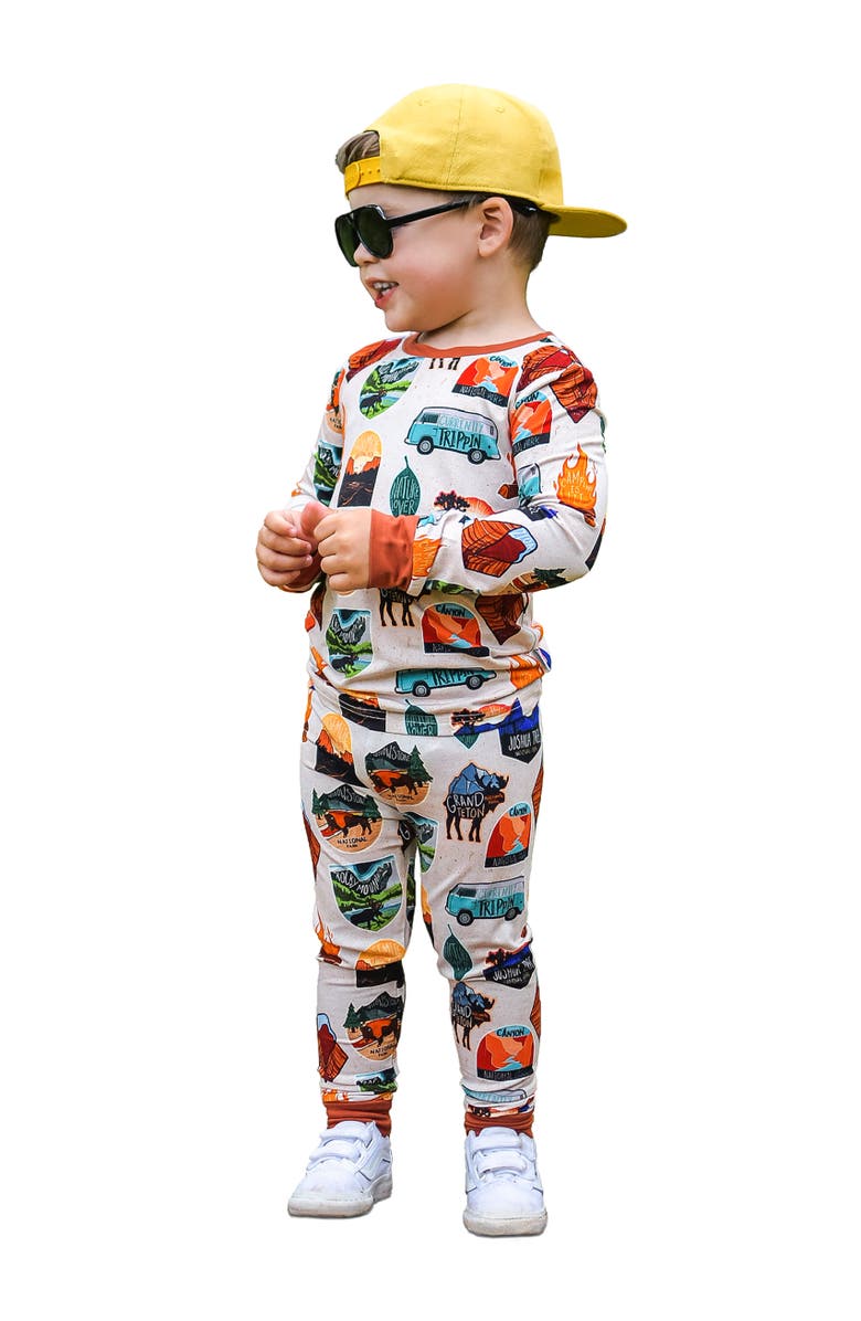 Fletch Tiny Traveler 2 Piece Pajama Set, Alternate, color, Multi