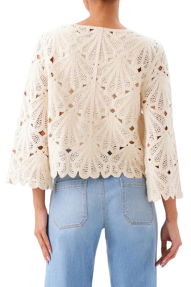 Flare Sleeve Top, Alternate, color, NATURAL