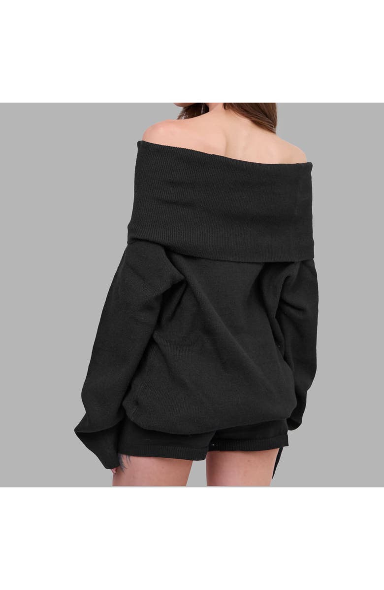 Blvck Paris Blvck Off Shoulder Top, Alternate, color, 