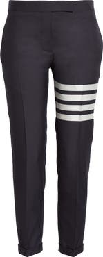 Thom Browne 4-Bar Wool Crop Skinny Pants