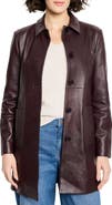 NIC+ZOE Leather Car Coat