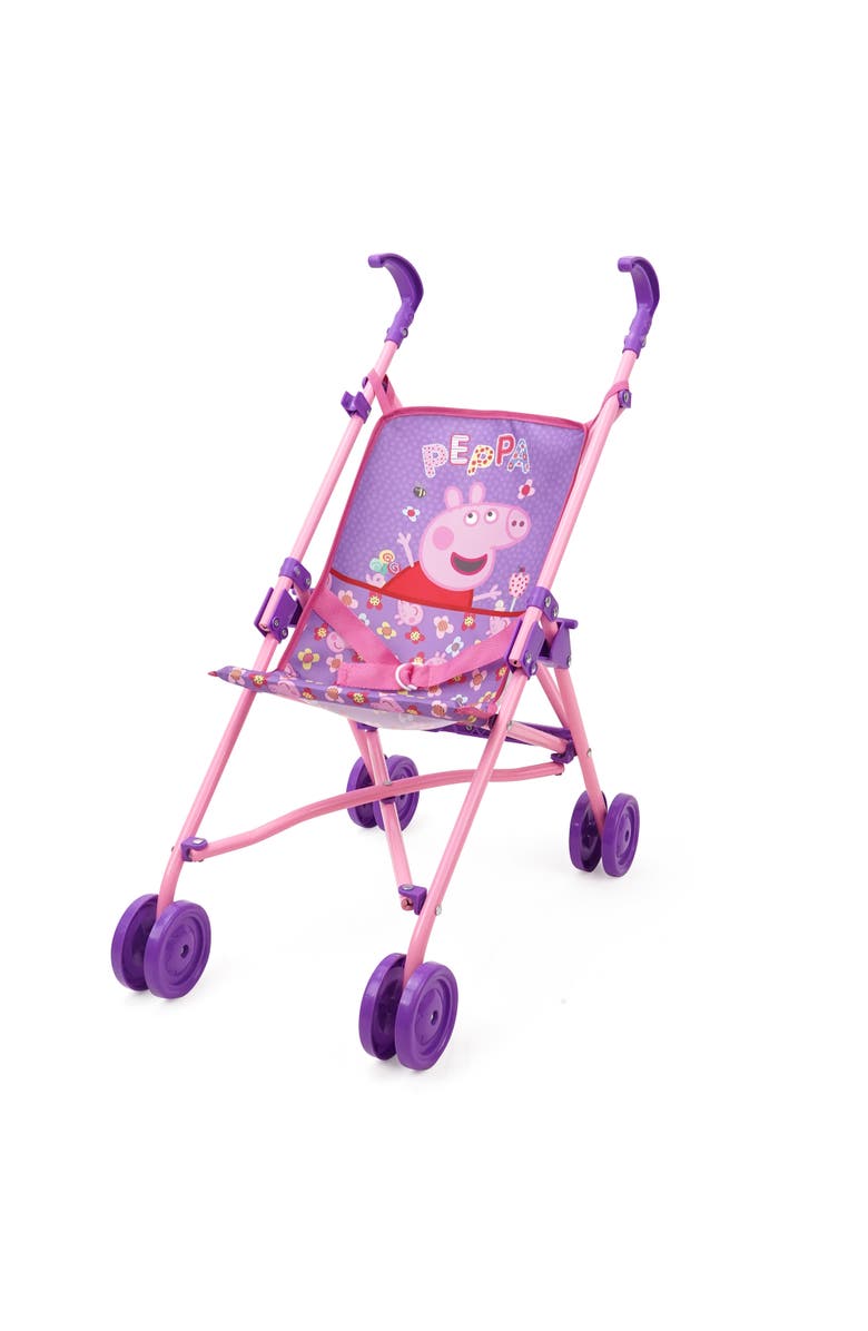 Peppa Pig Doll Umbrella Stroller, Main, color, Multicolored