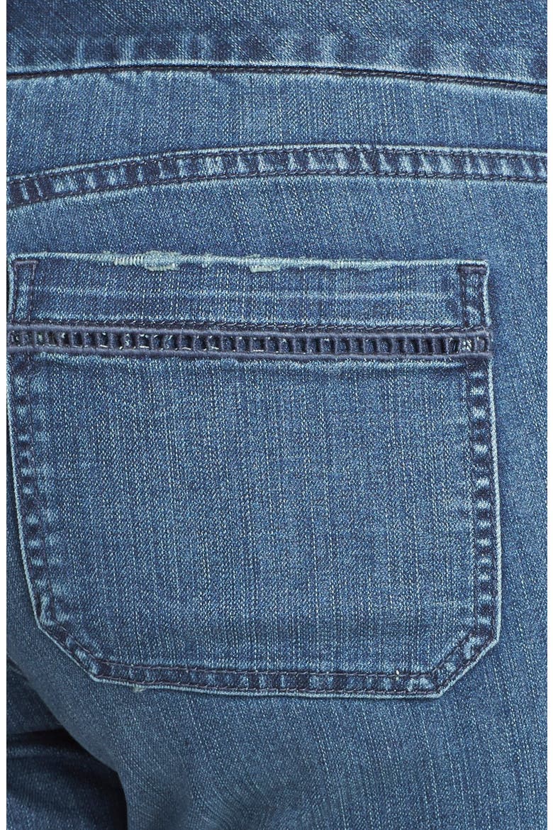Stretch Flare Leg Jeans, Alternate, color, DELUXE BLUE