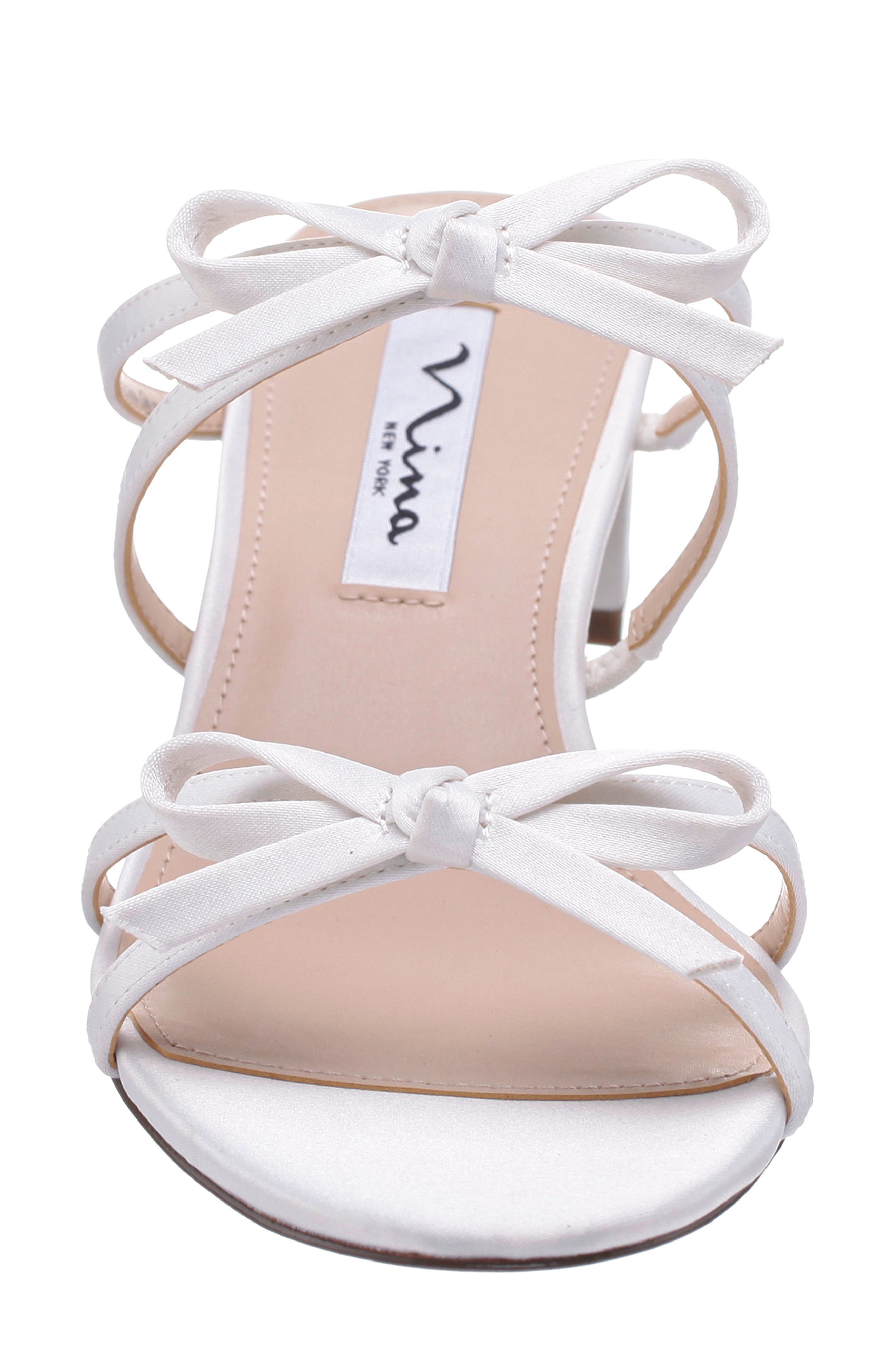 Nina Gaby Slide Sandal, Alternate, color, Ivory