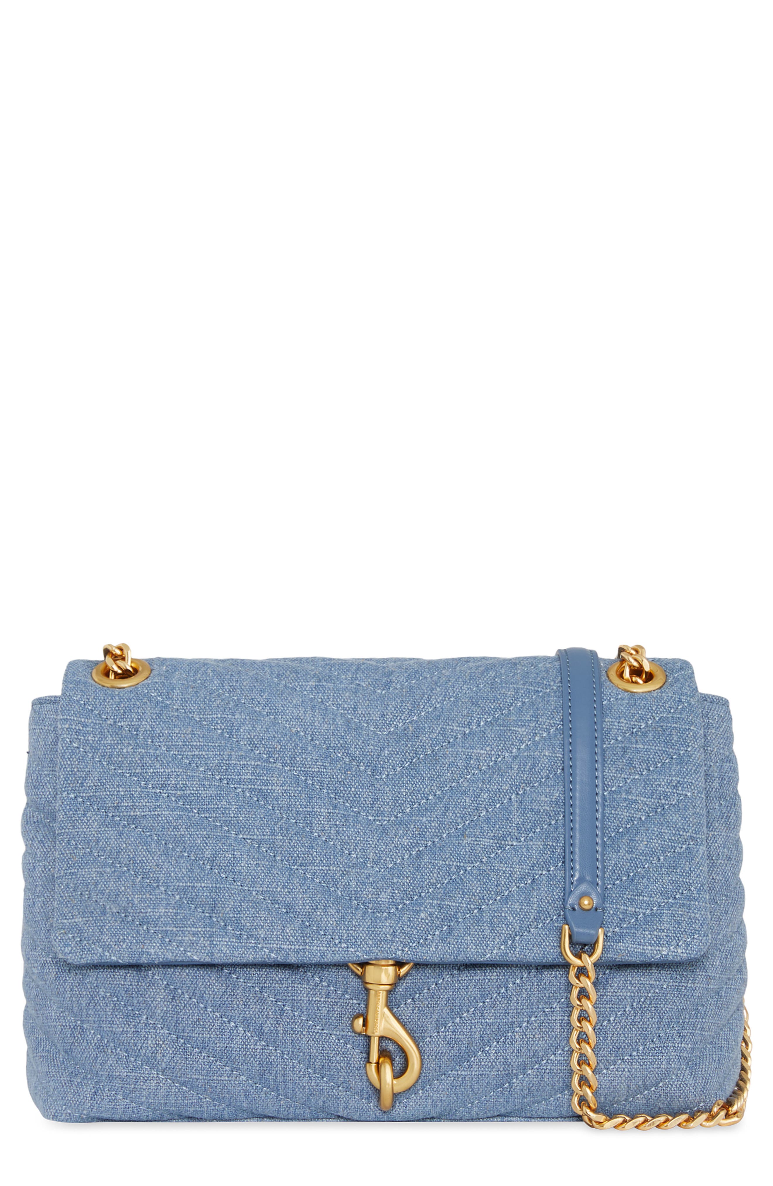 Rebecca Minkoff Edie Quilted Shoulder Bag, Main, color, 