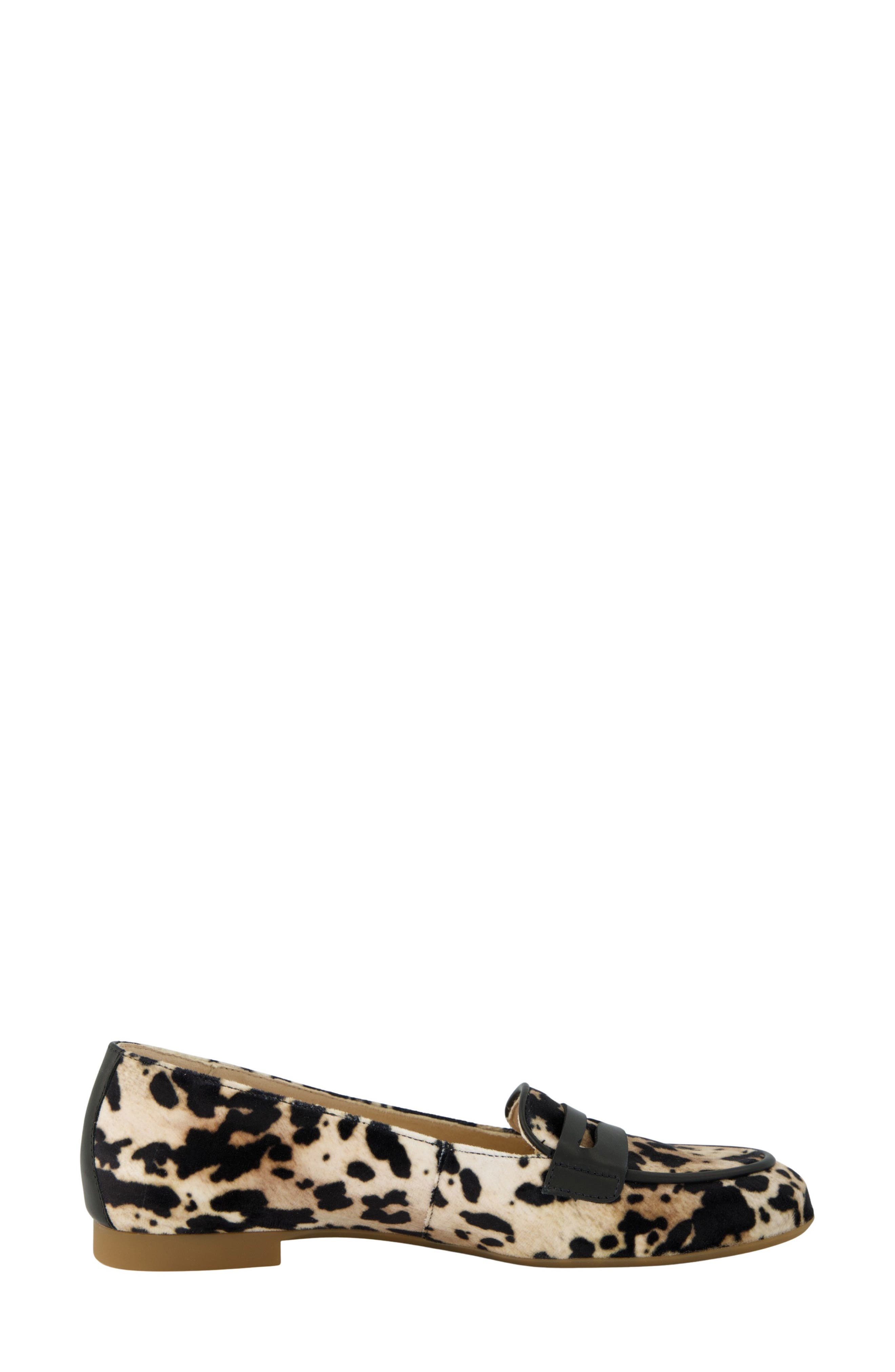 Paul Green Dottie Penny Loafer, Alternate, color, Sand Black Leo Combo