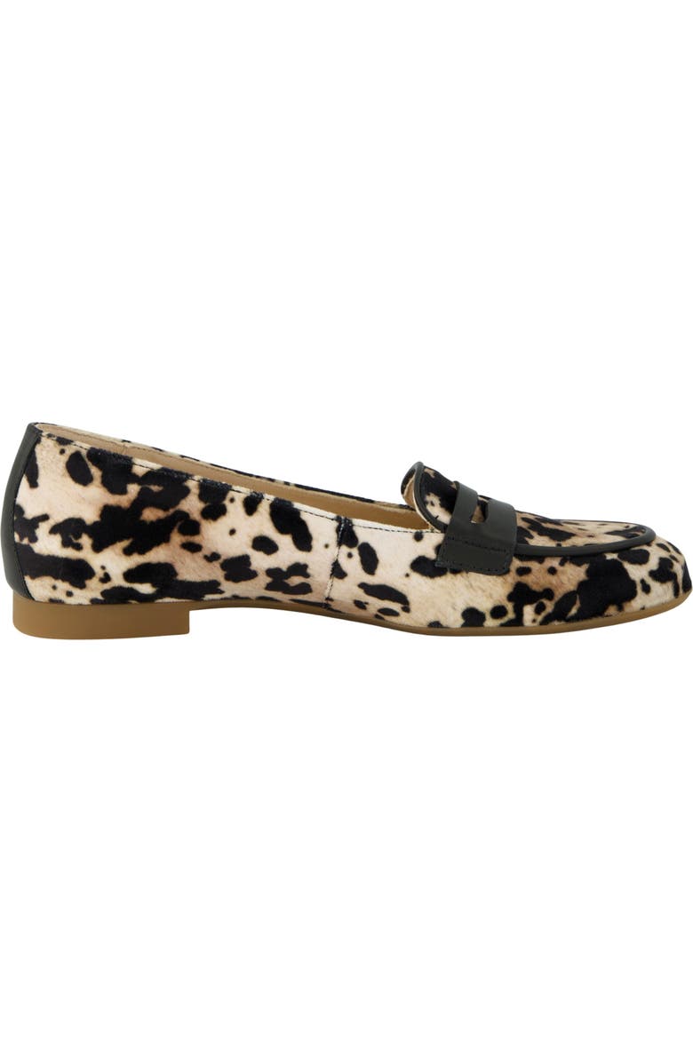 Paul Green Dottie Penny Loafer, Alternate, color, Sand Black Leo Combo