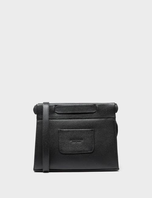 Min & Mon Vali Crossbody Small Leather Bag In Black