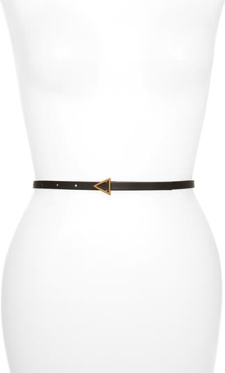 【送料&関税込】Bottega Veneta Leather Triangle Belt Bottega Veneta Triangle-Buckle Leather Belt | Saks Fifth Avenue