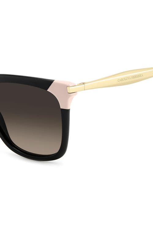 Carolina Herrera 53mm Rectangular Sunglasses