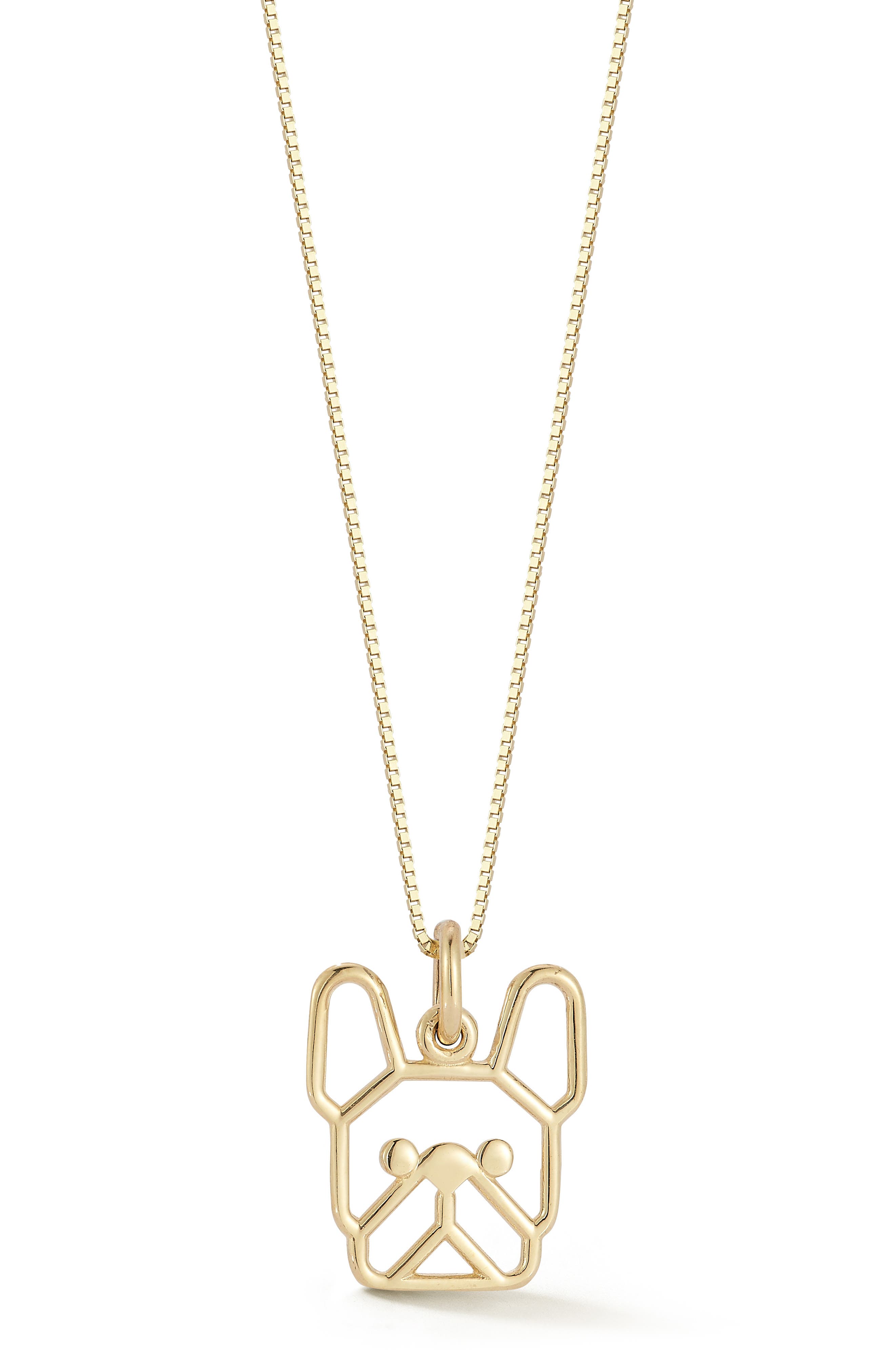Ember Fine Jewelry 14K Gold Dog Pendant Necklace