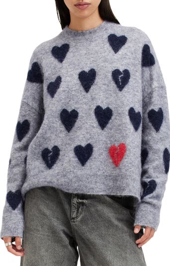 Amora Jacquard Alpaca & Wool Blend Sweater