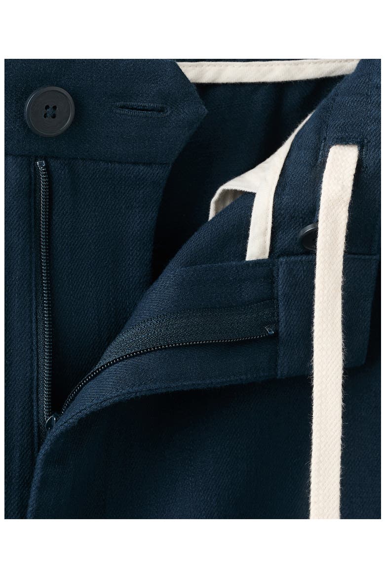Relaxed Fit Cotton & Linen Pants, Alternate, color, NAVY