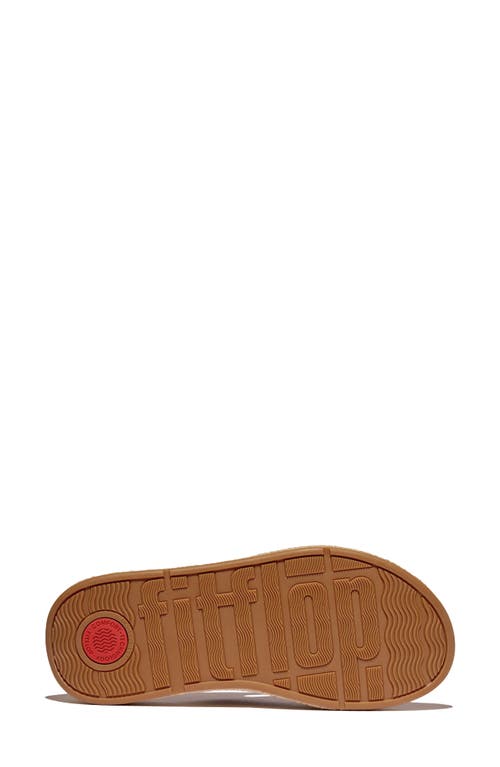 FITFLOP FITFLOP F-MODE ESPADRILLE PLATFORM SLIDE SANDAL