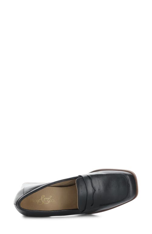 Bos. & Co. Ama Penny Loafer Pump In Black