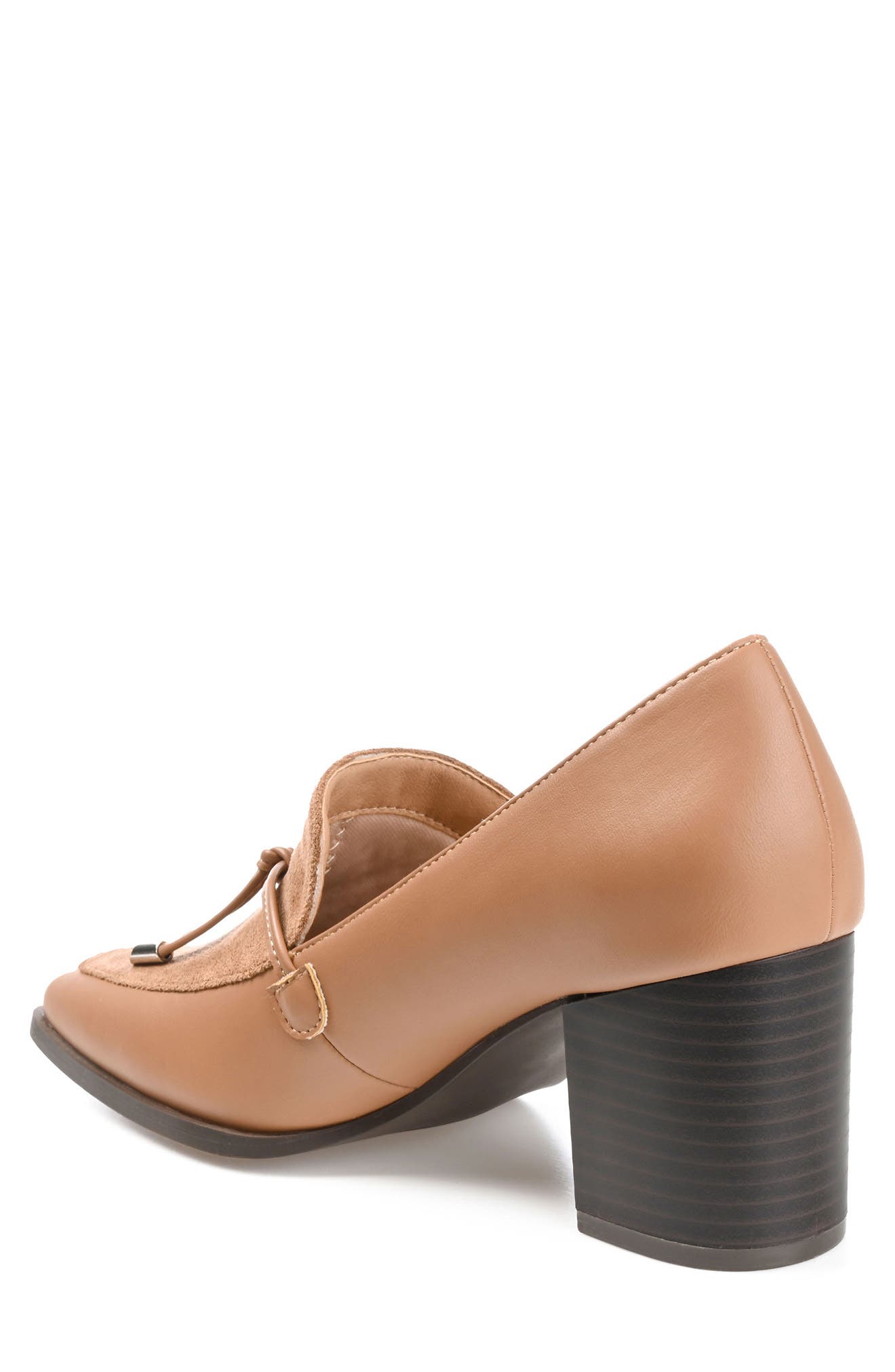 Journee Collection Crawford Vegan Leather Pump, Alternate, color, Taupe