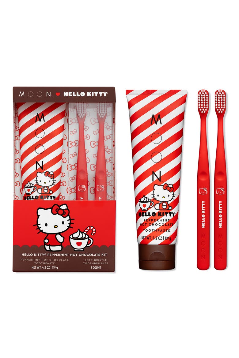 x Hello Kitty® Peppermint Hot Chocolate Tooth Brush Kit (Limited Edition), Main, color, NO COLOR