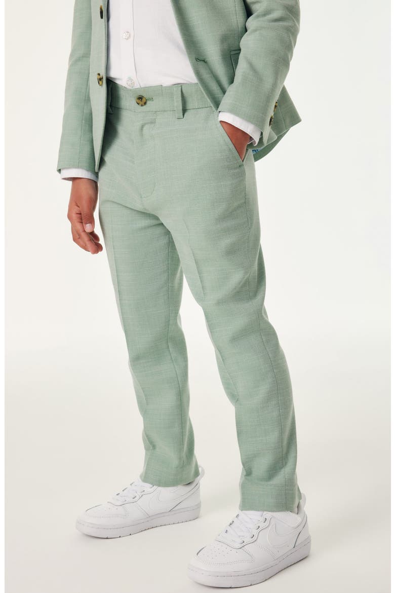Kids' Dress Pants, Main, color, GREEN