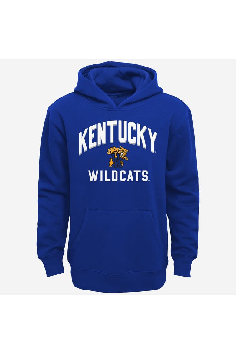 Toddler Royal/Gray Kentucky Wildcats Play-By-Play Pullover Fleece Hoodie & Pants Set, Alternate, color, Royal