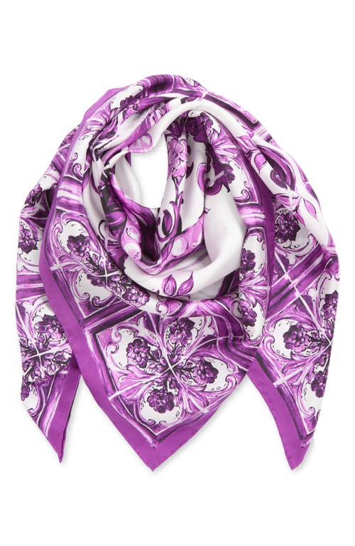 Dolce & Gabbana Dolce&gabbana Mediterraneo Square Silk Scarf