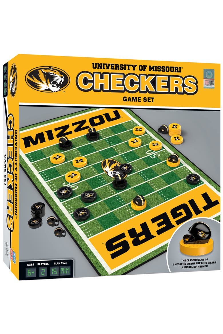 Missouri Tigers NCAA Checkers Board Game, Main, color, Multicolor