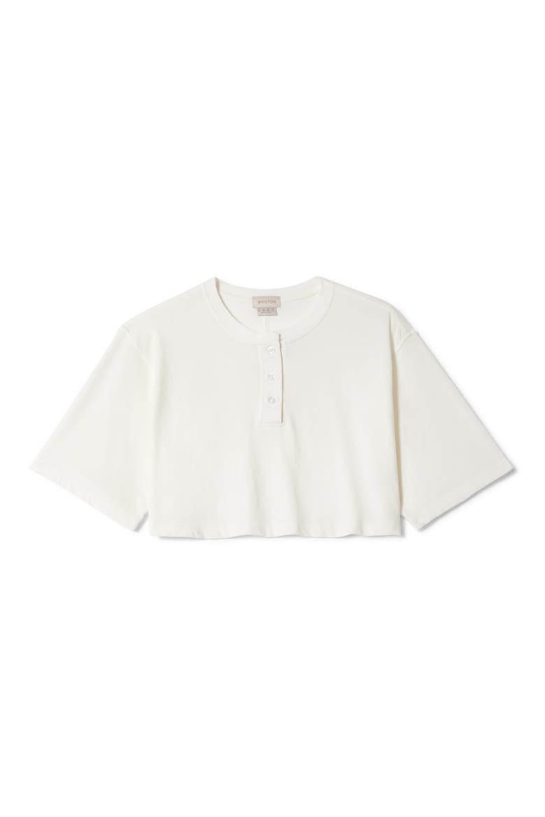 Carefree Organic Cotton Crop Top, Alternate, color, OFF WHITE